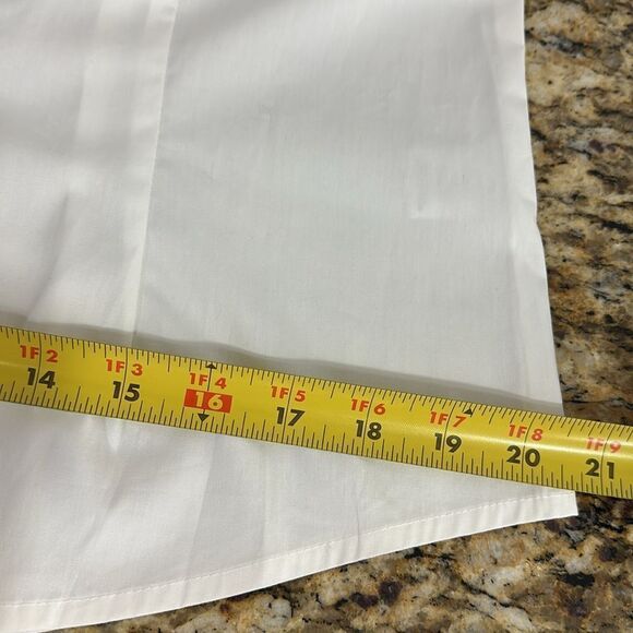 David Brooks Women's Cotton Blend Off White Button-Up Shirt Size 12 - Picture 10 of 11